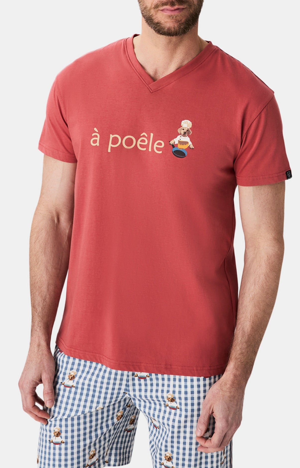 arthur-bob-a-po-le-pyjashort-homme-gris-coton-bio image 4