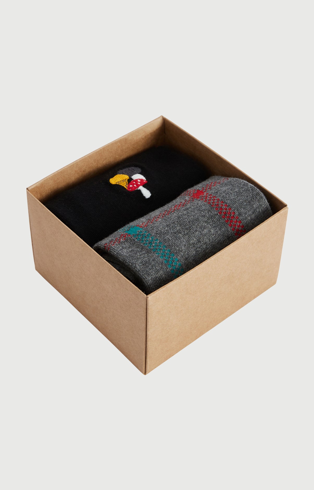 arthur-bob-champignon-pack-2-chaussettes-gris-40-46 image 2
