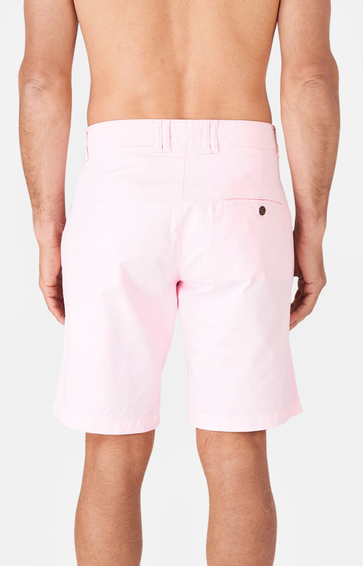 arthur-bob-rose-doux-bermuda-homme-rose-uni-t image 4