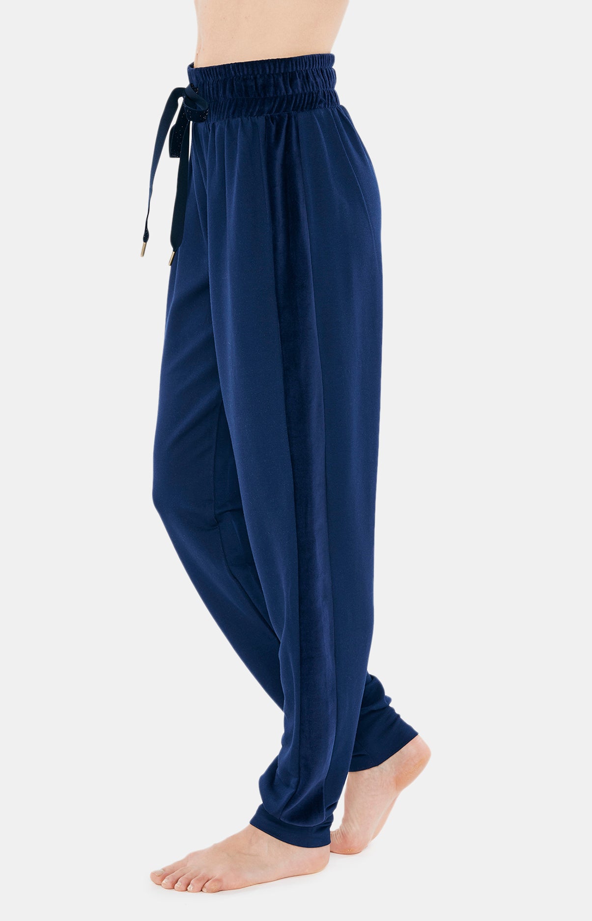 arthur-bob-pyjama-femme-marine-uni-chaud-hiver image 5