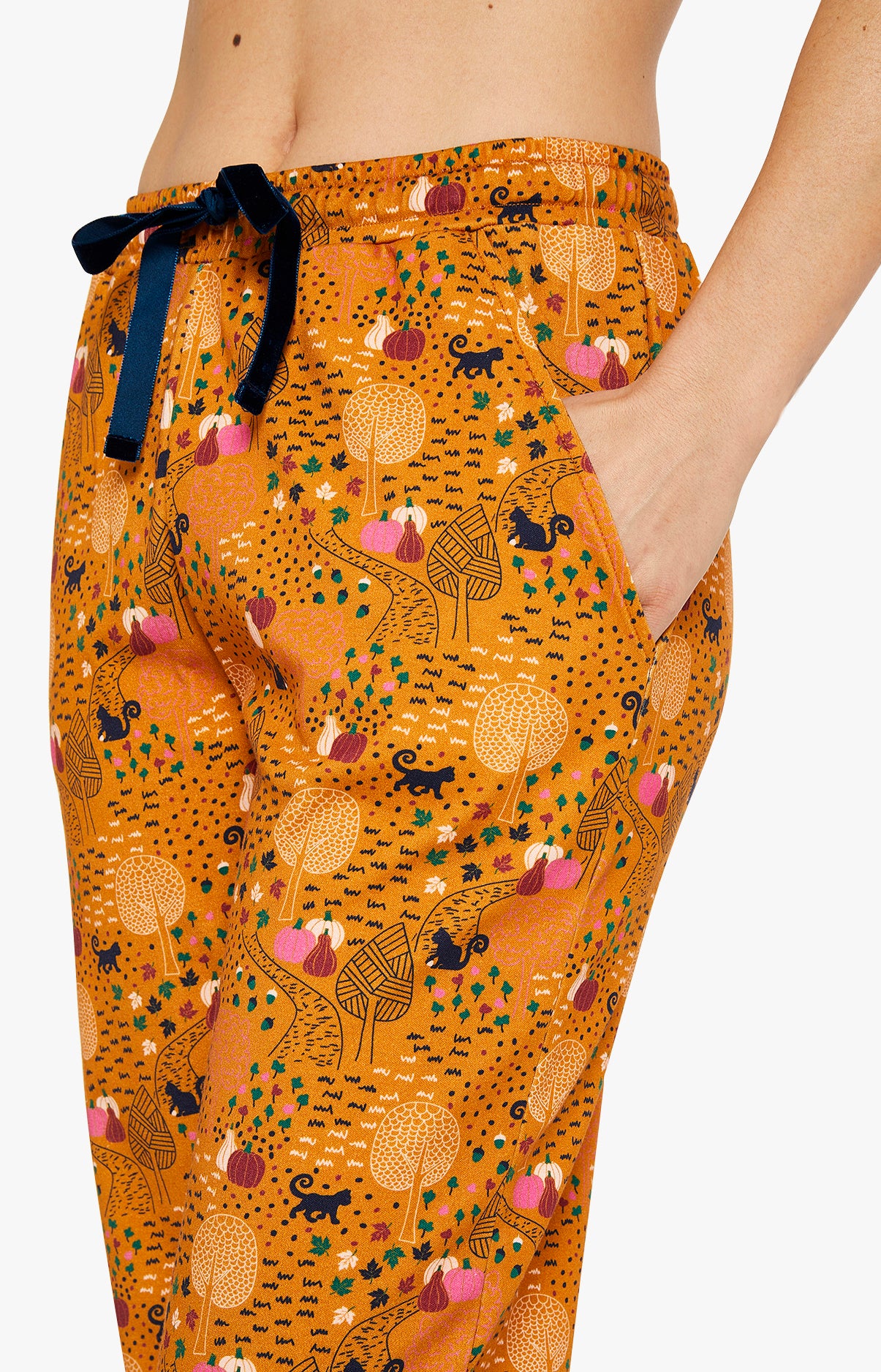 arthur-bob-pumpkin-pyjama-cognac-m-coton-bio image 6