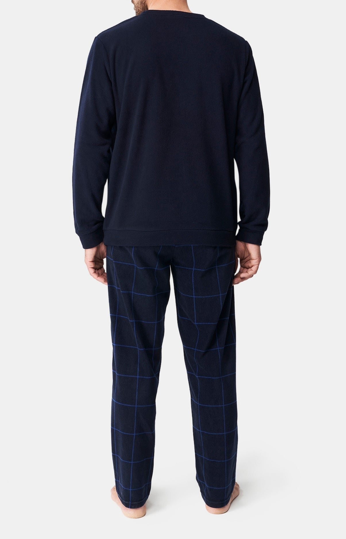 arthur-bob-windsor-pyjama-polaire-homme-marine-chaud image 5