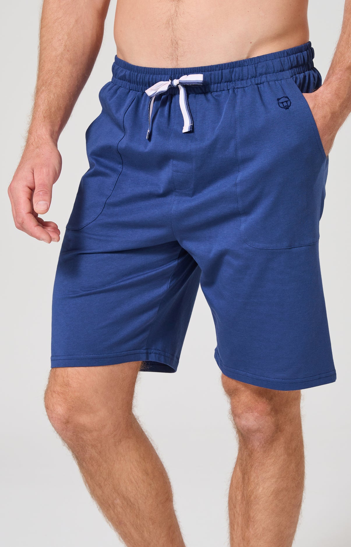 arthur-bob-short-jersey-coton-l-ger-marine-homme-bio image 2