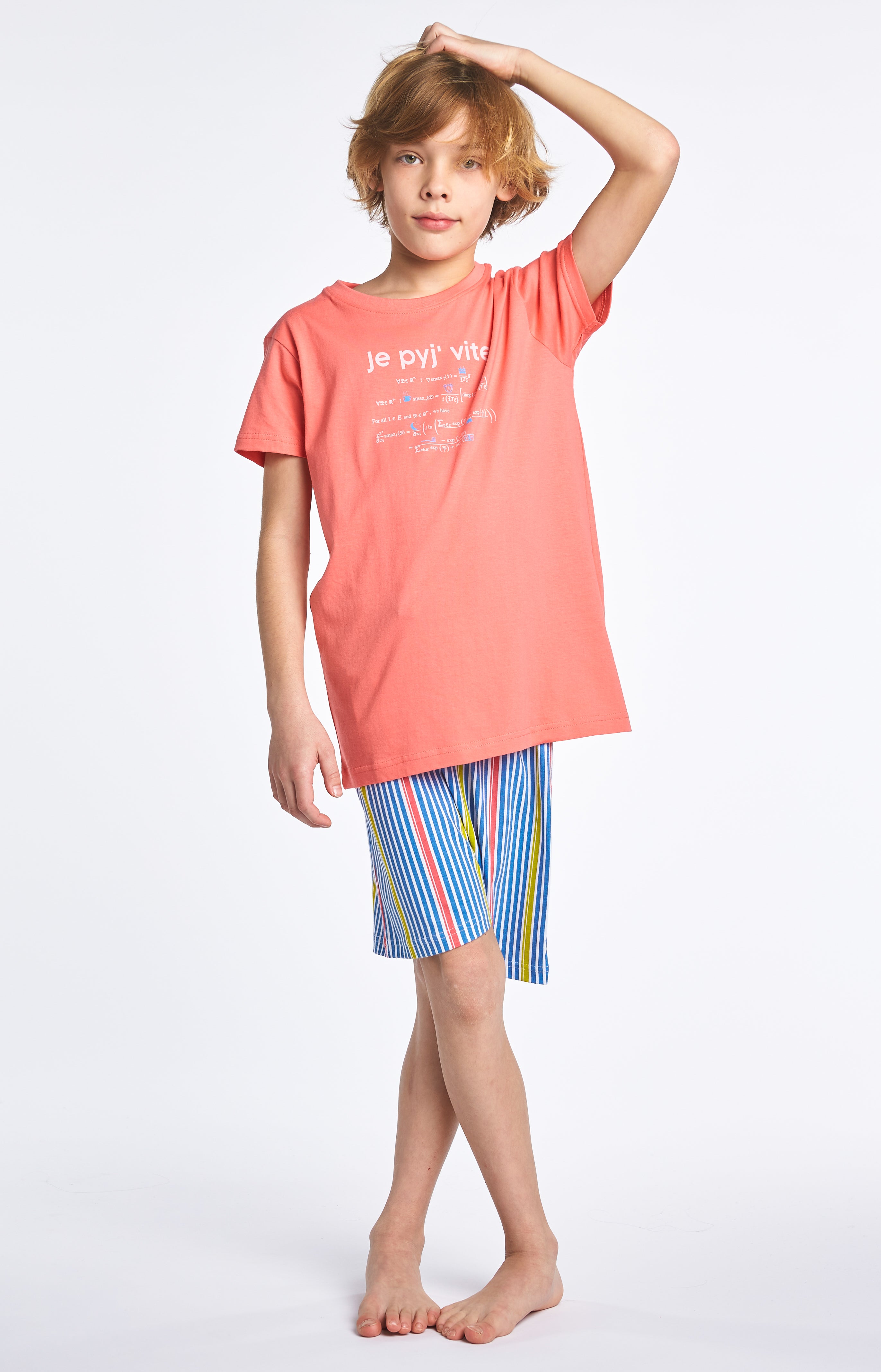 arthur-bob-pyj-vite-pyjashort-enfant-coton-bio-multicolore image 2