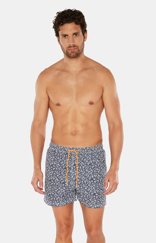 arthur-bob-fleur-short-de-bain-marine-l-recycl image 1