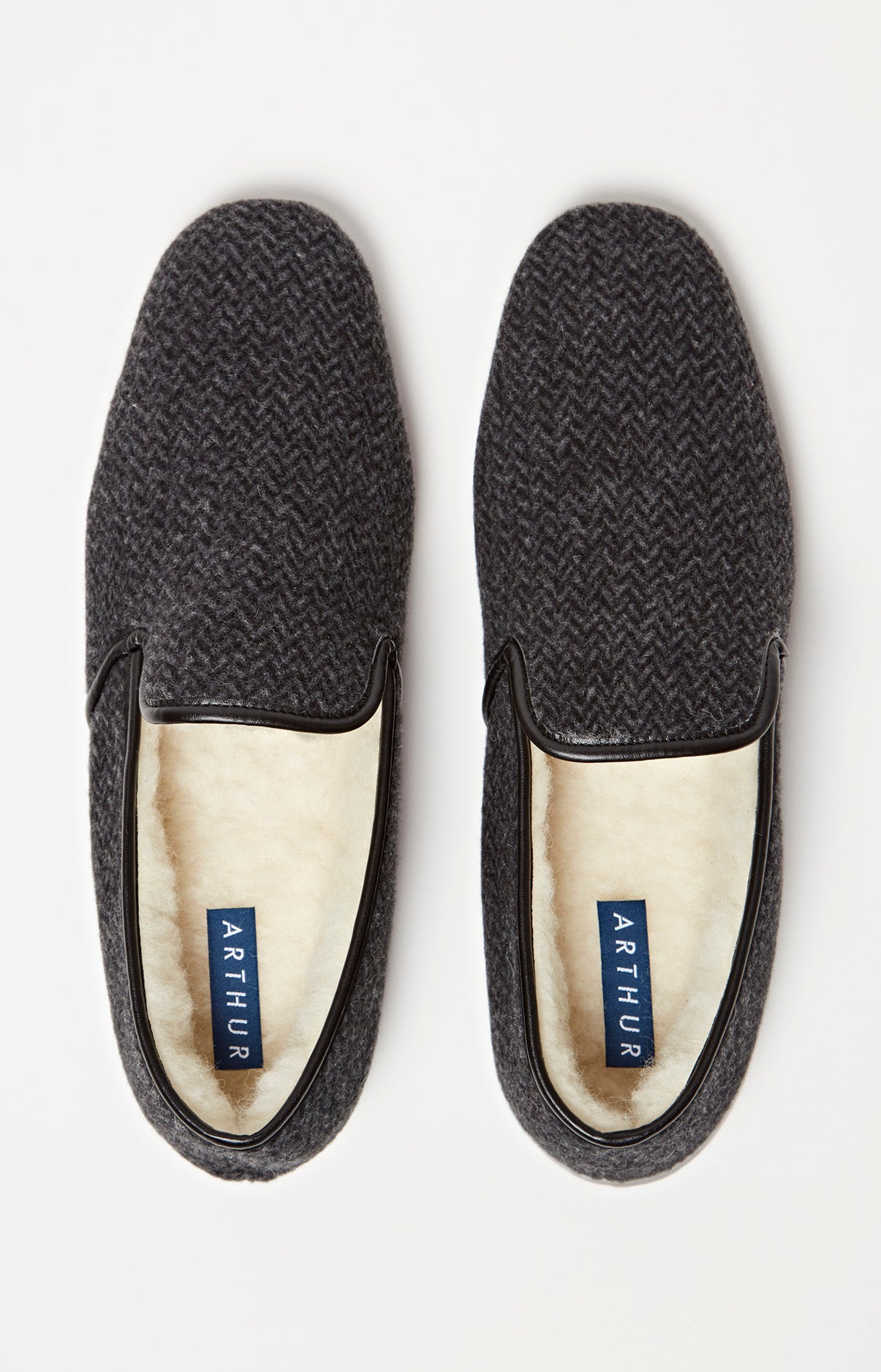 arthur-bob-chevron-charentaises-laine-anthracite-43 image 2