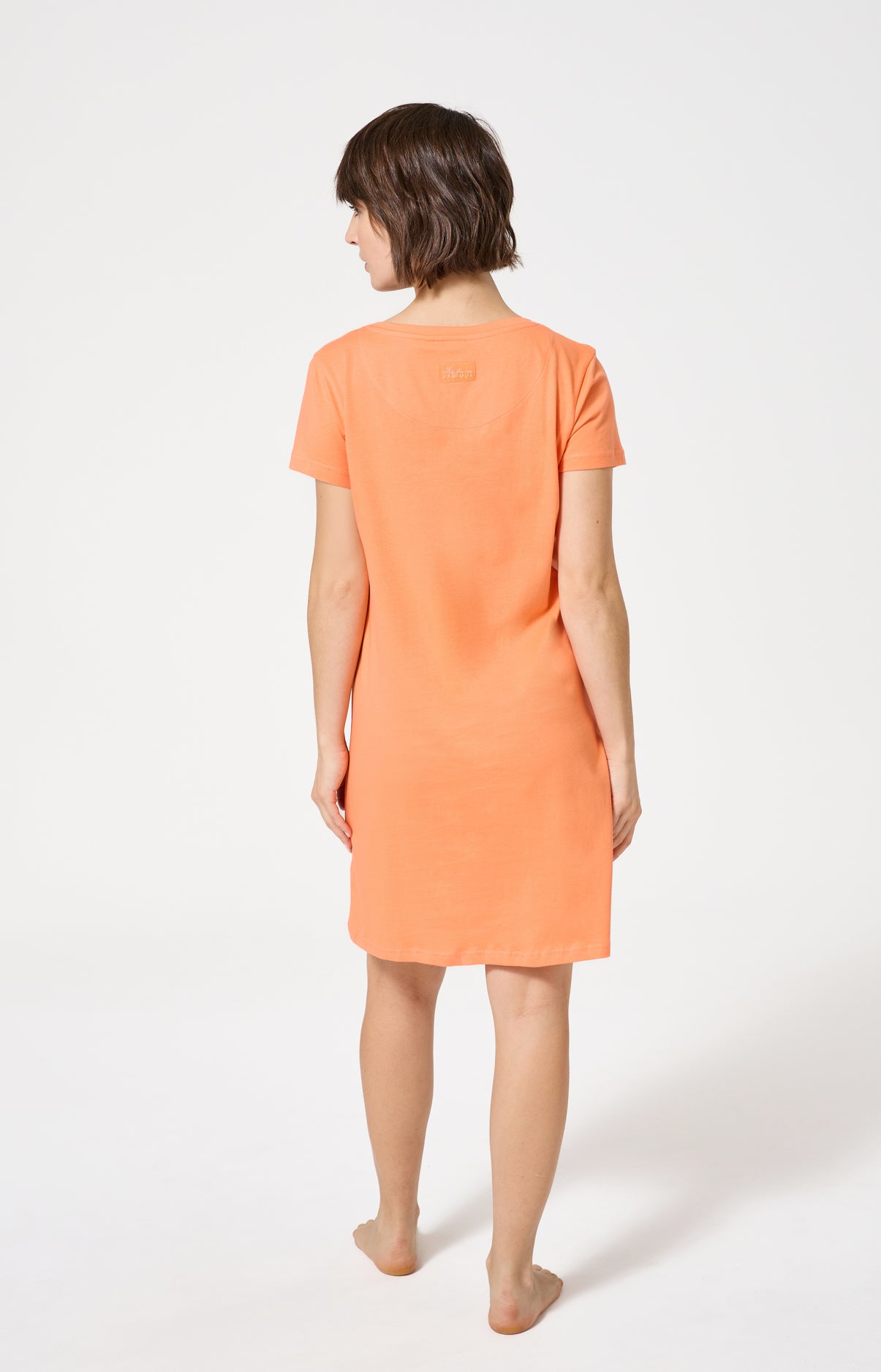 arthur-bob-coucher-sommeil-chemise-nuit-abricot-femme image 5