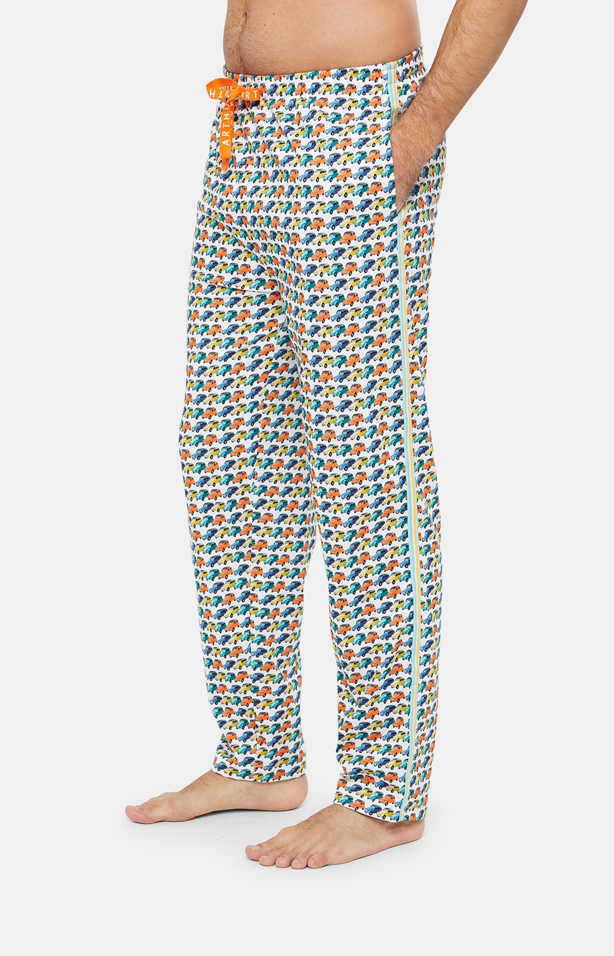 arthur-bob-2cv-multicolore-pyjama-homme-coton-bio image 5