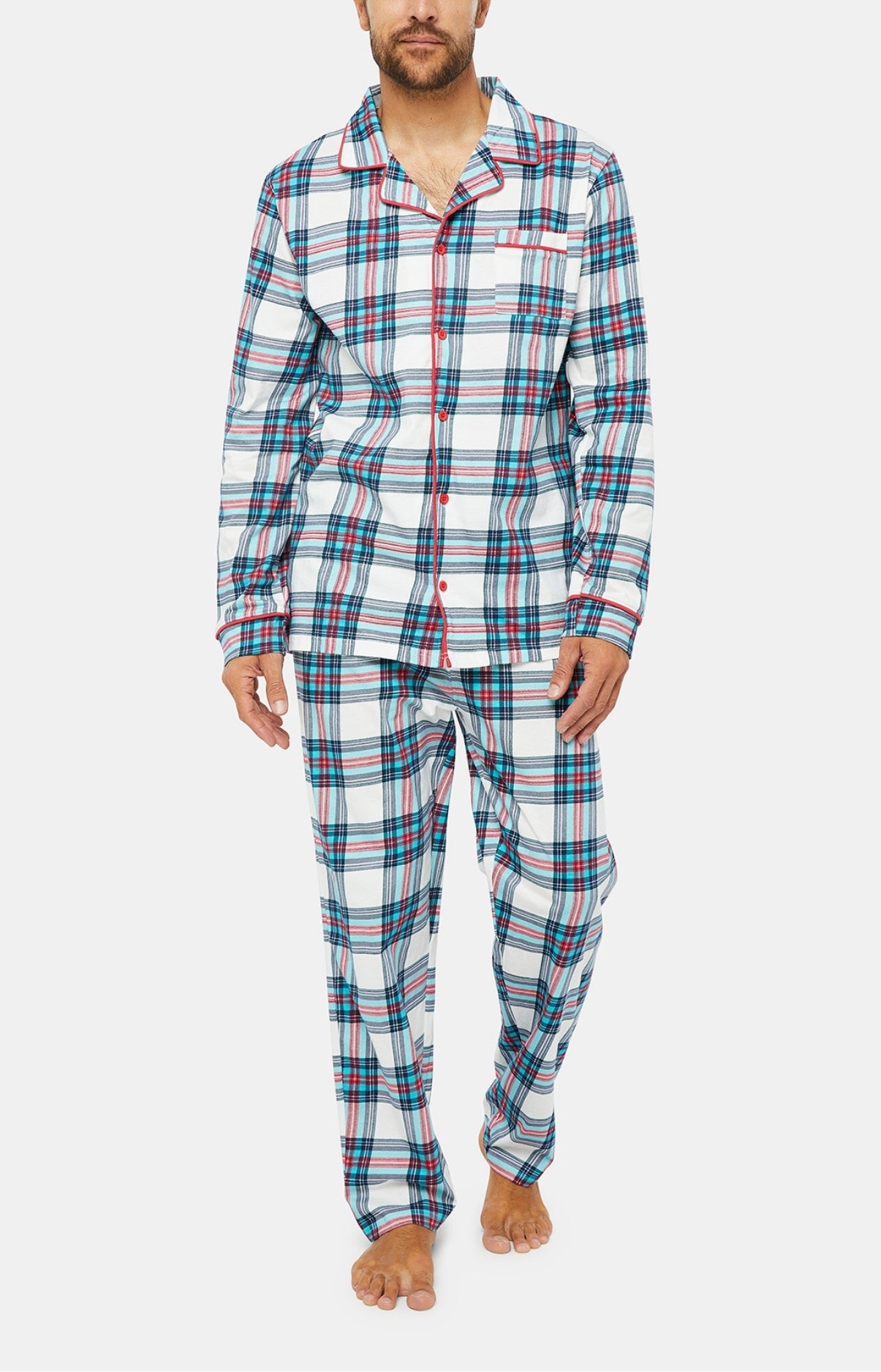 arthur-bob-honor-pyjama-homme-boutonn-ivoire image 1