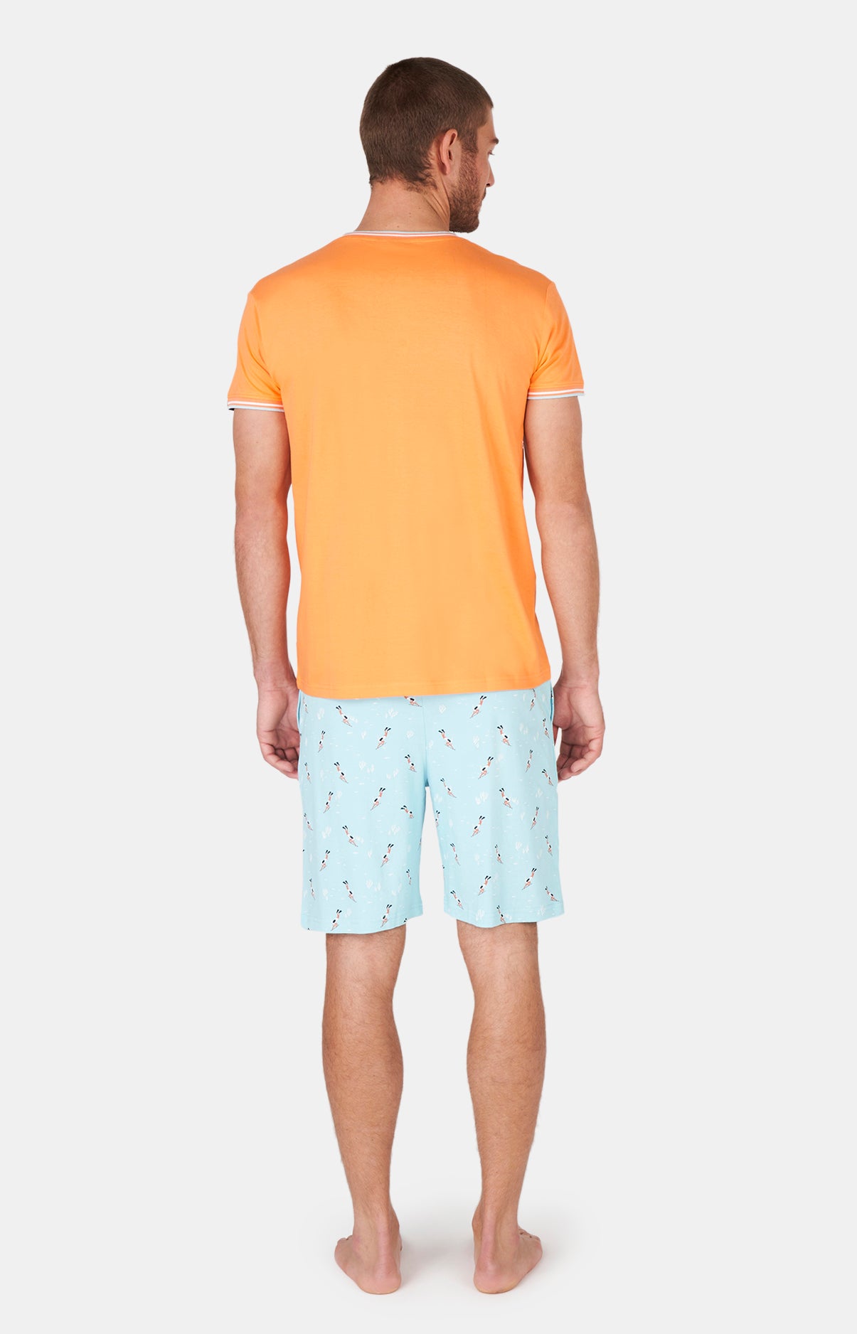 arthur-bob-plongeur-pyjashort-lagon-coton-bio image 5