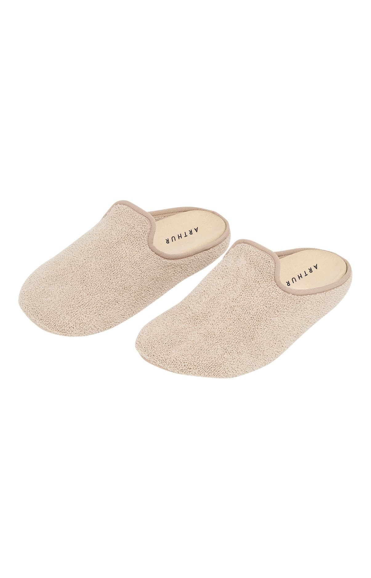 arthur-bob-chaussons-ponge-mules-femme-taupe-39 image 2