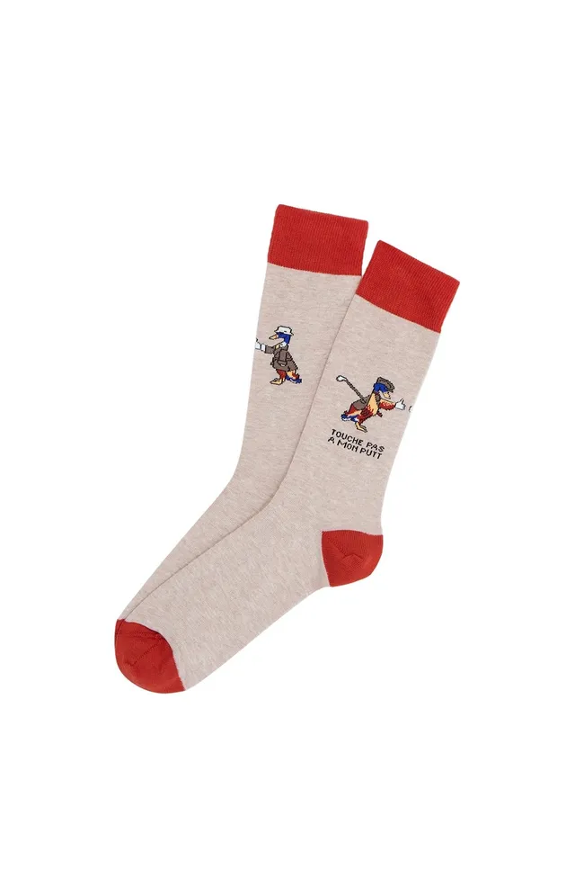 arthur-golf-beige-chaussettes-homme-coton-beige-40-46 image 1