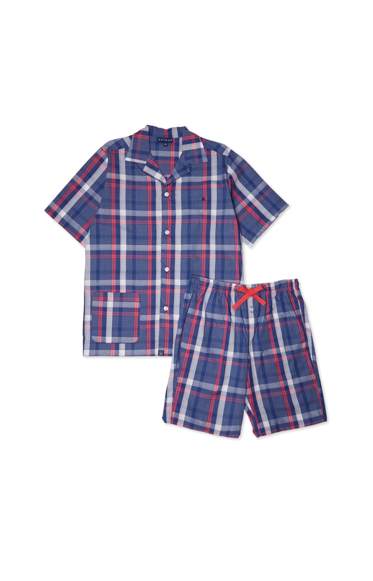 arthur-bob-pyjashort-op-ra-coton-bio-marine-l image 3