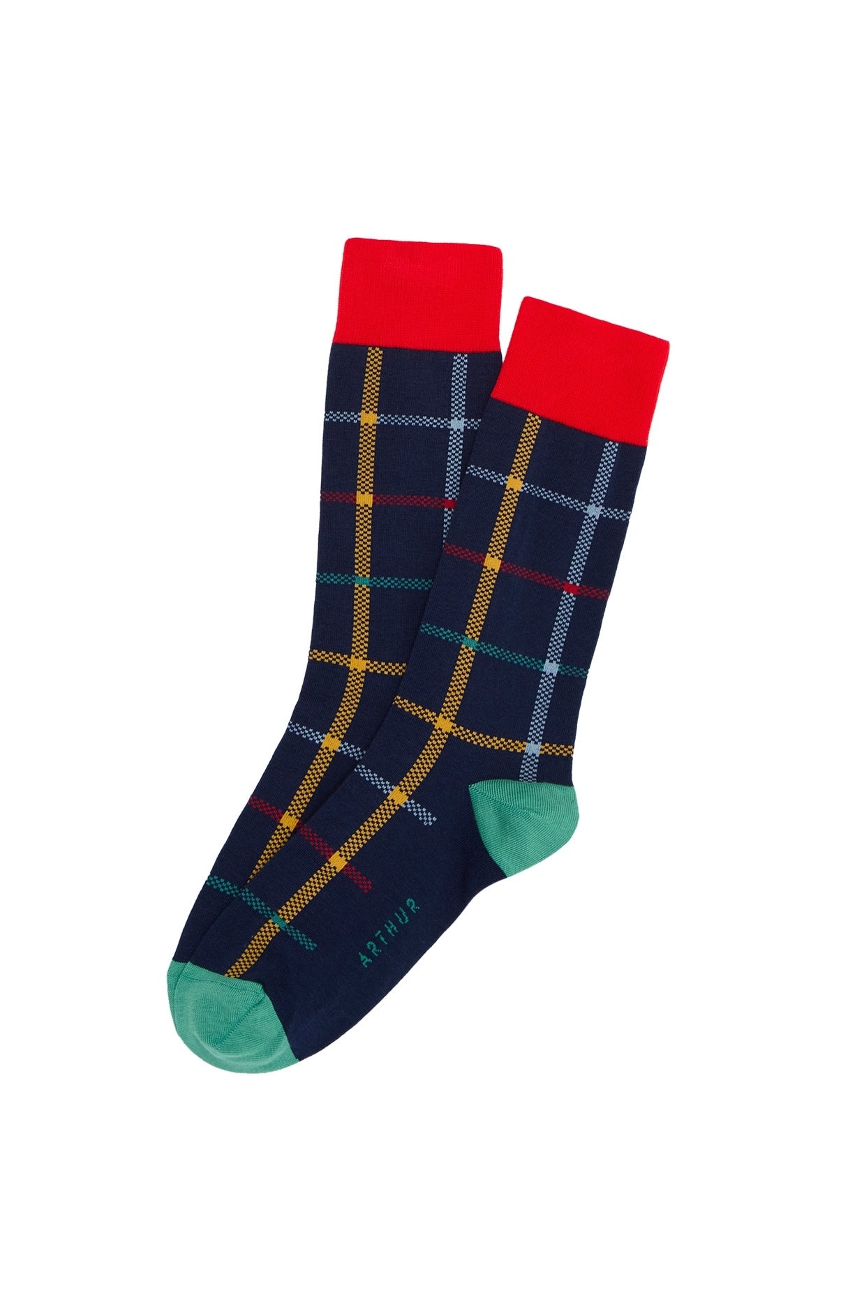 arthur-bob-chaussettes-coton-cleveland-marine-homme-40-46 image 1