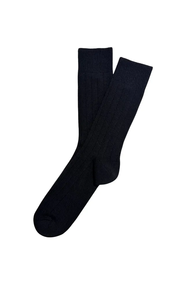 arthur-minuit-chaussettes-laine-cachemire-noir-40-46 image 1