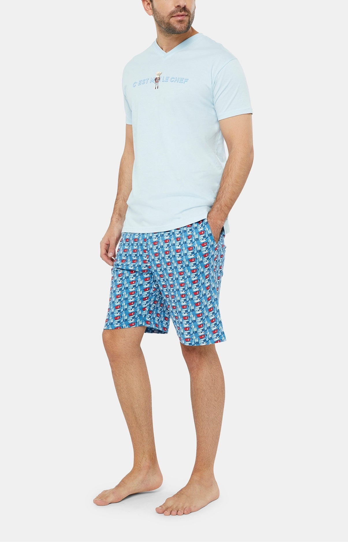 arthur-bob-ustensibles-pyjashort-homme-jean-coton image 4