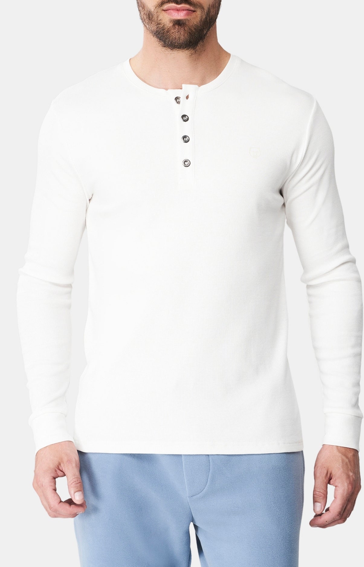 arthur-bob-ecru-tee-shirt-homme-manches-longues-cru image 1