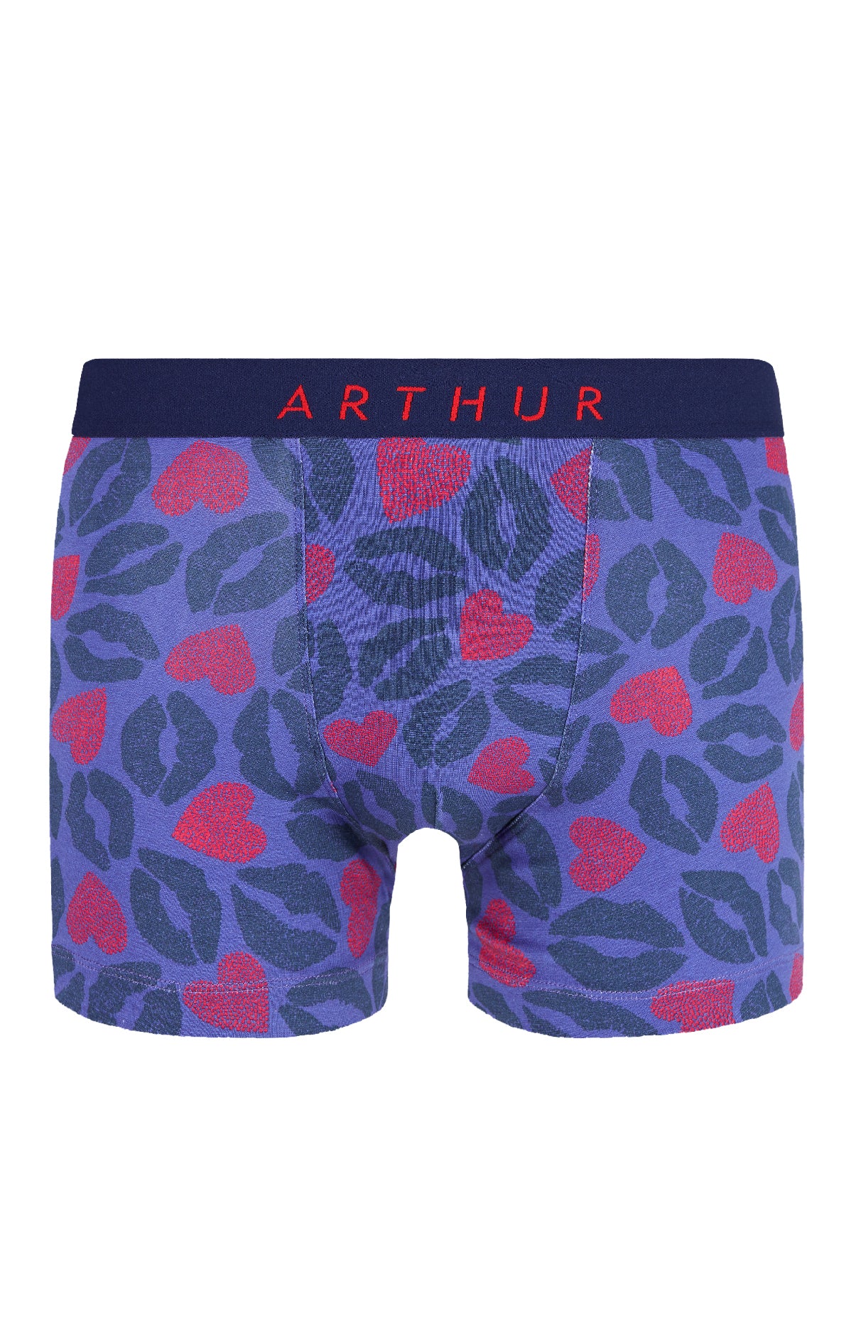 arthur-bob-bisous-boxer-homme-marine-coton-bio image 3
