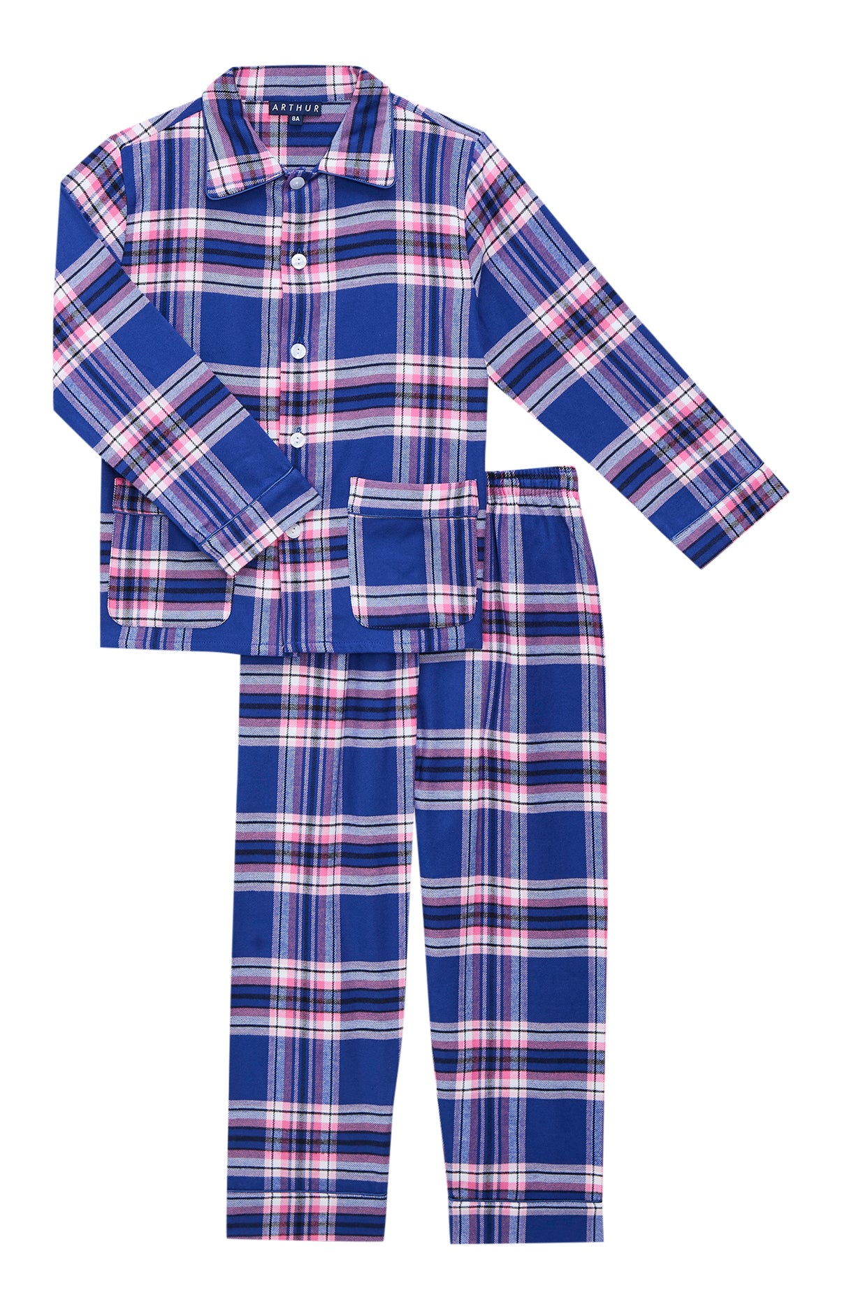 arthur-bob-pyjama-enfant-flanelle-coton-roi-romy image 3