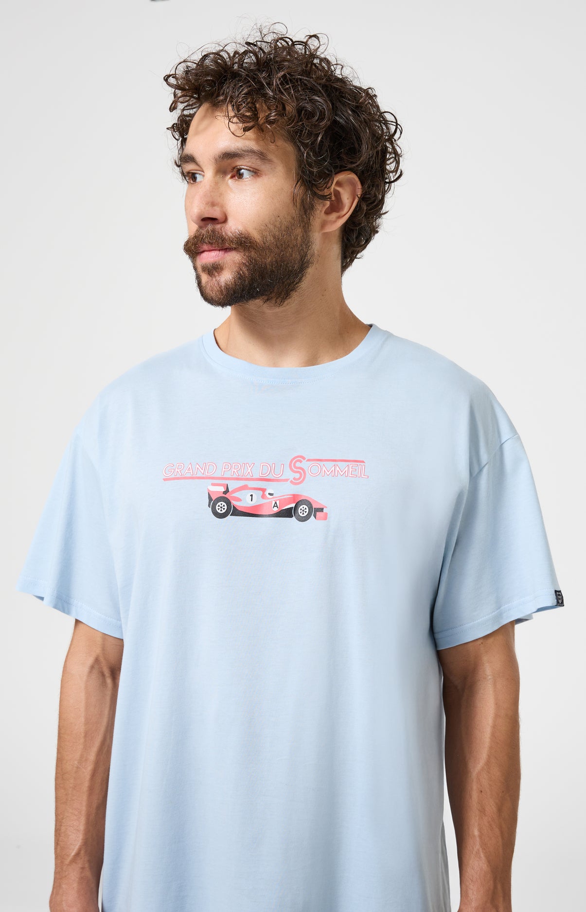 arthur-bob-maxi-tee-shirt-grand-prix-sommeil-ciel-coton image 2