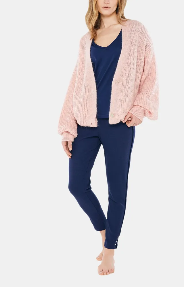 arthur-bob-legging-coton-bio-marine-femme image 1