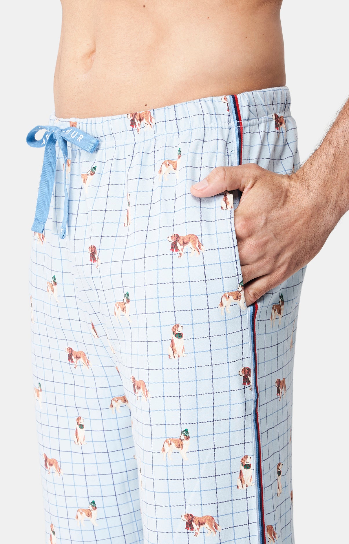 arthur-bob-pyjama-wouf-ciel-homme-coton-bio image 6