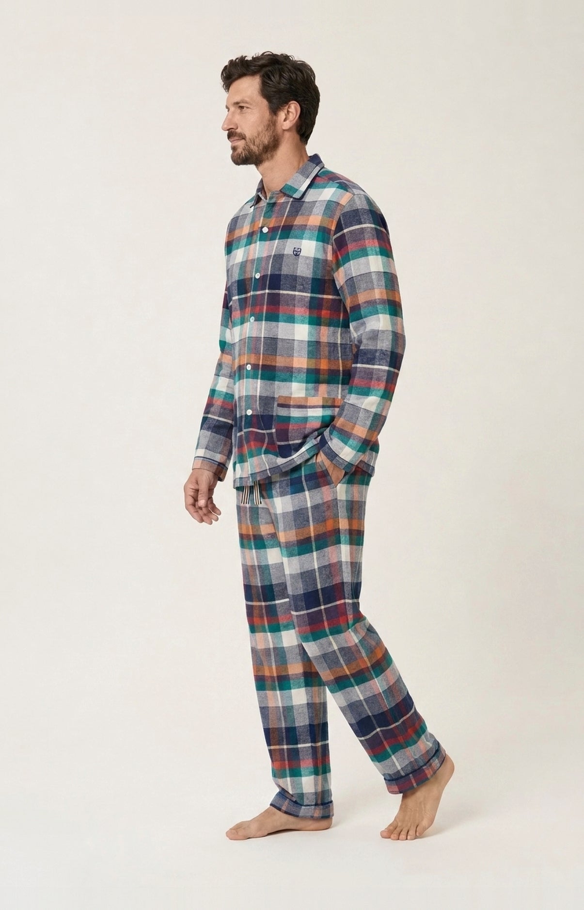 arthur-bob-owen-pyjama-homme-flanelle-multicolore image 2