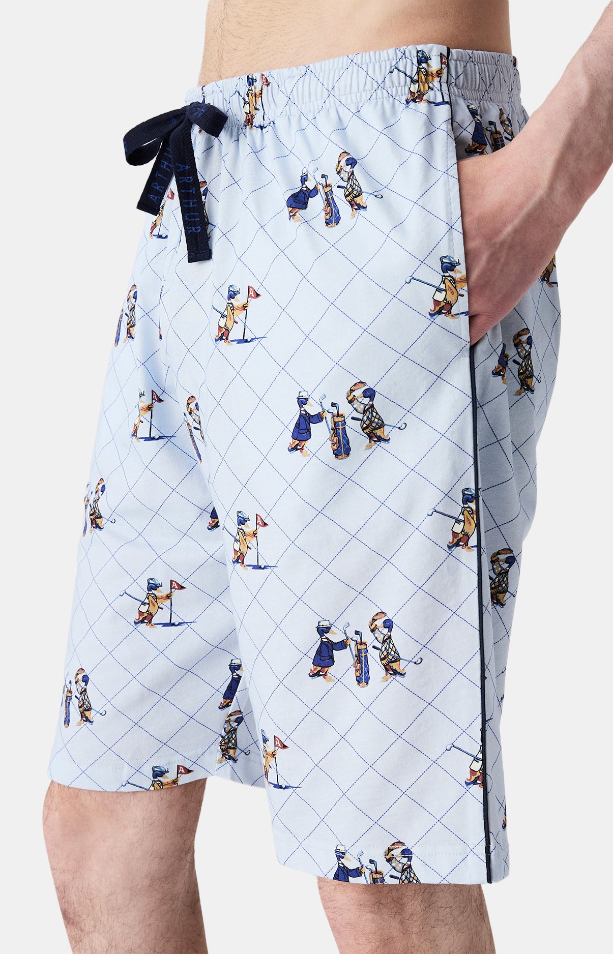 arthur-bob-pyjashort-touche-pas-mon-putt-bleu image 7