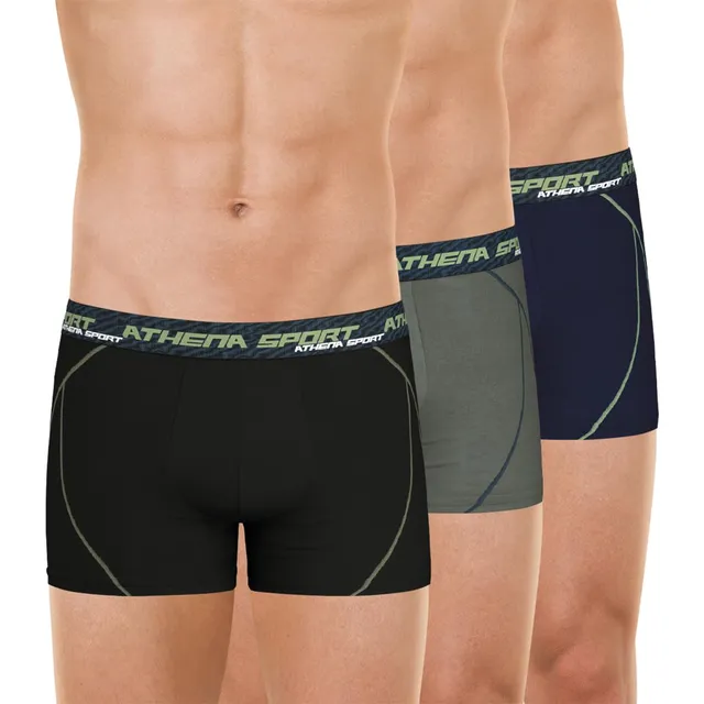 athena-training-dry-lot-3-boxers-homme-sport-noir image 1