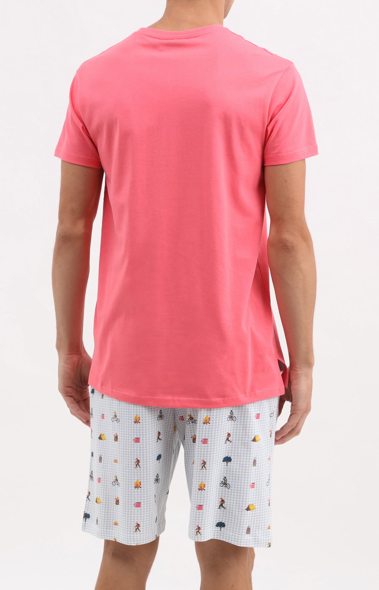 arthur-bob-r-seau-pyjashort-homme-ciel-coton image 4