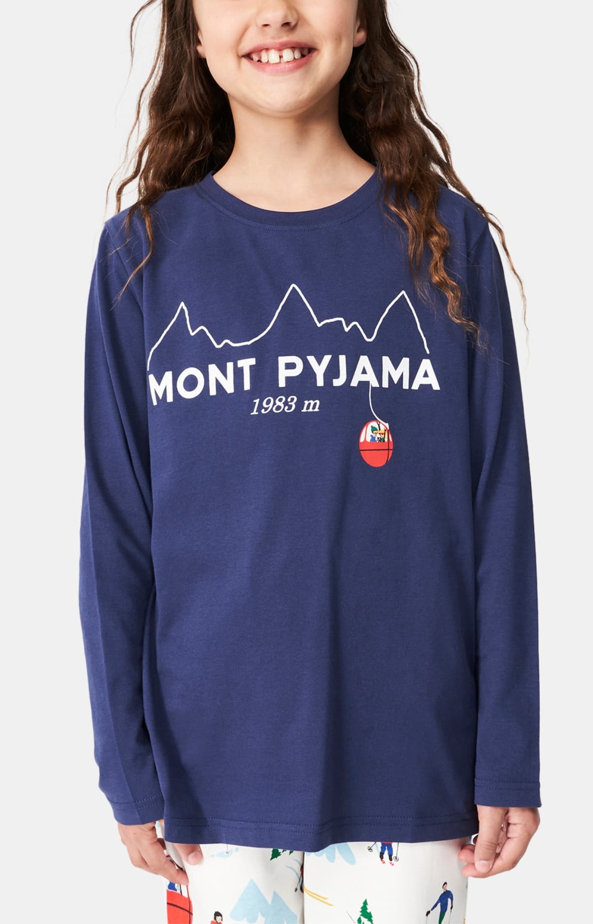 arthur-bob-pyjama-enfant-mont-pyjama-blanc-coton image 2