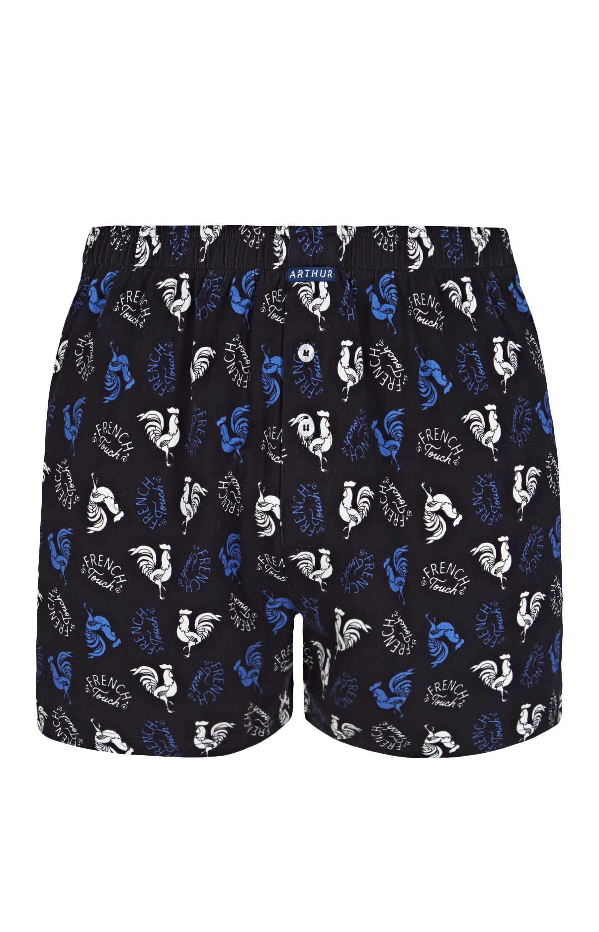 arthur-le-club-coq-cale-on-de-nuit-homme-noir-coton-bio image 3