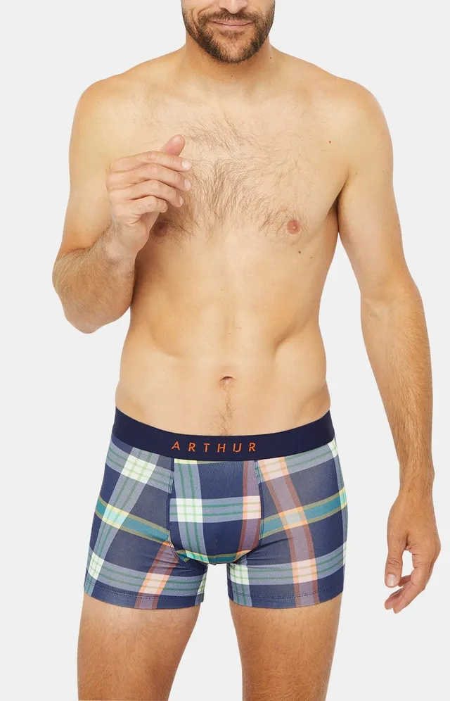 arthur-bob-ashberry-boxer-homme-marine-m-coton-bio image 1
