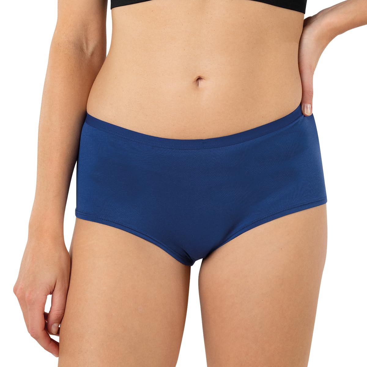 athena-ecopack-lot-4-boxers-femme-taille-s-coton-blanc-skin image 4