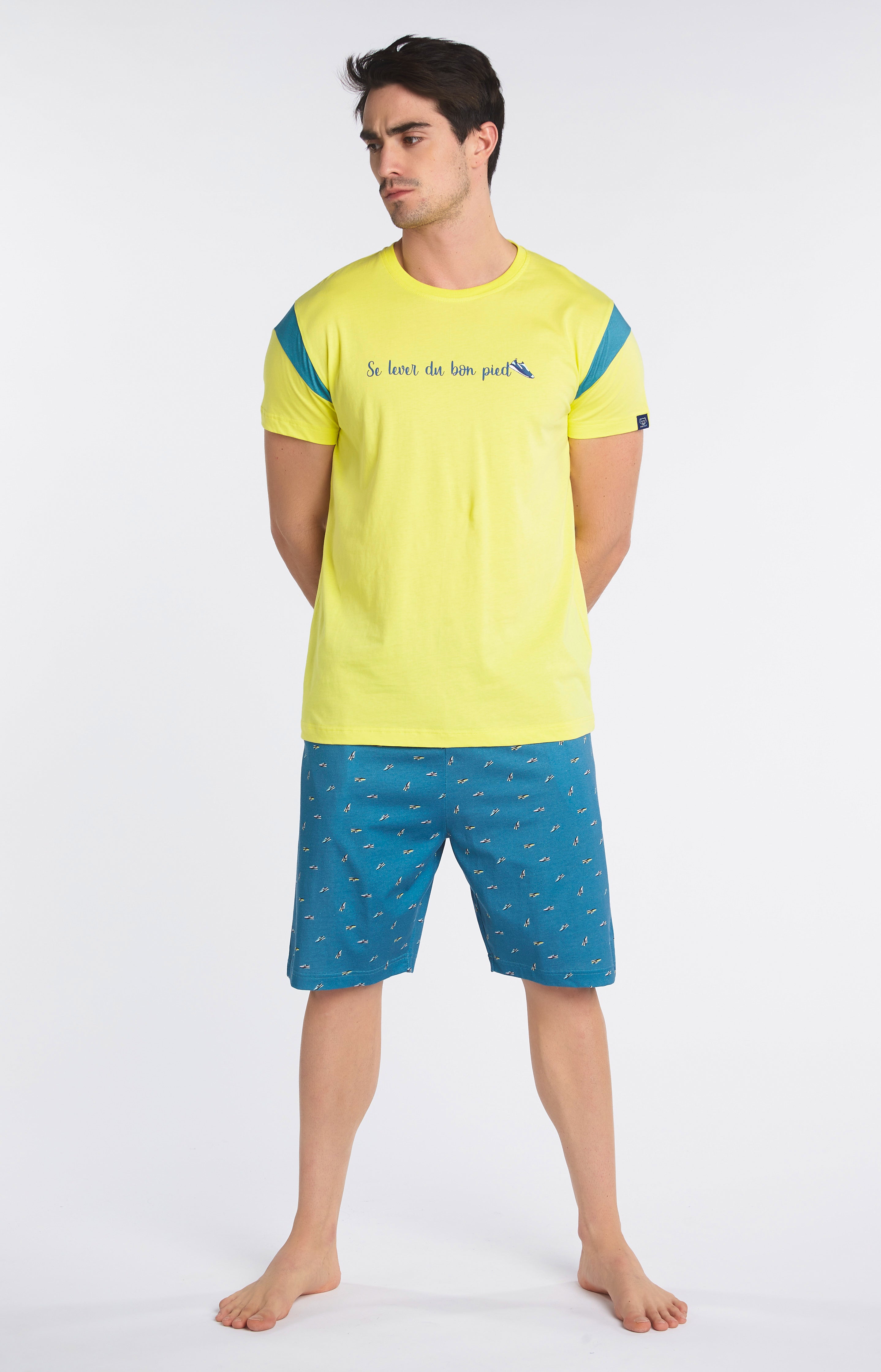 arthur-bob-sneakers-pyjashort-homme-duck-coton-bio image 6