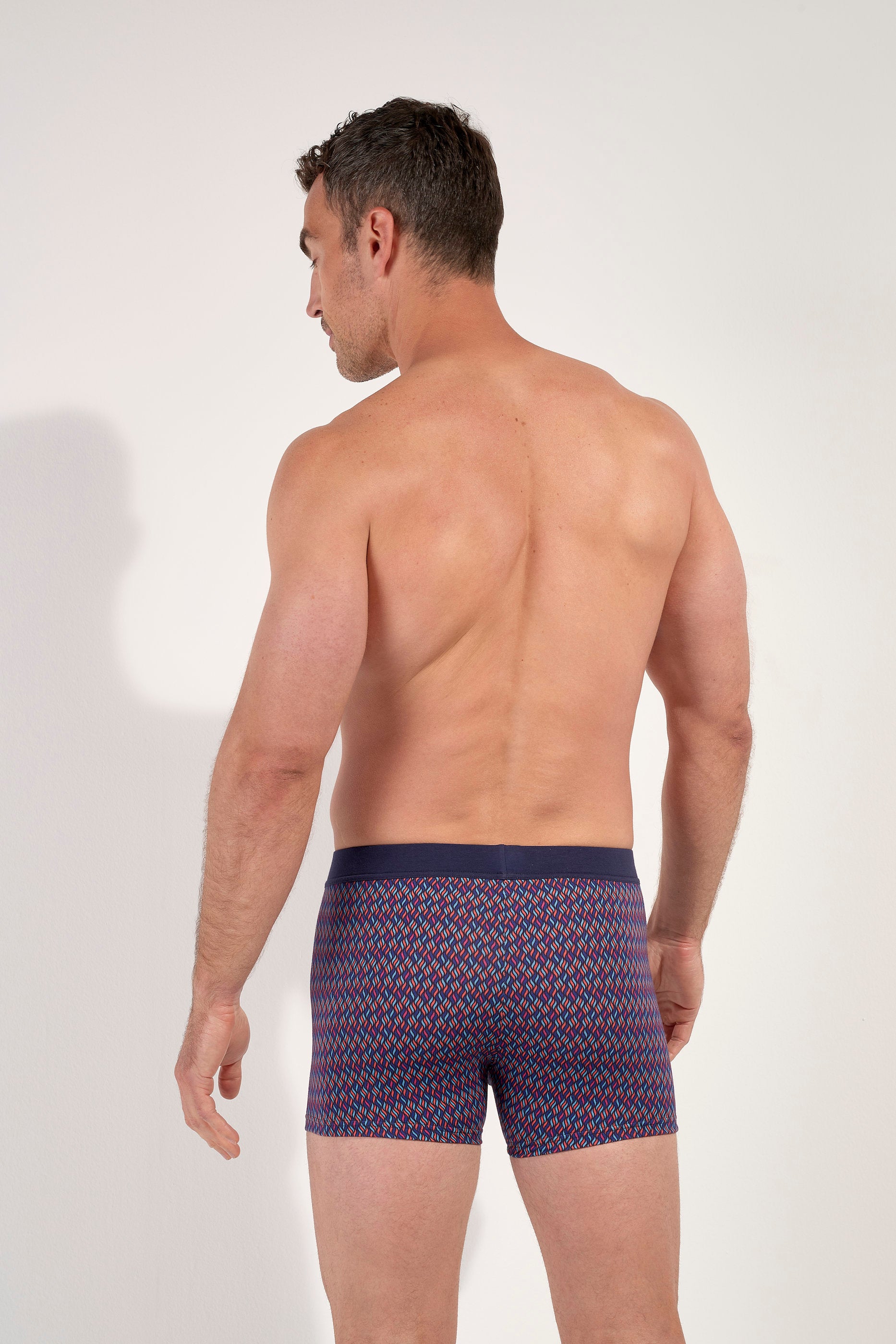 hom-funky-styles-ocean-drive-boxer-imprim-rouge-coton-modal image 3