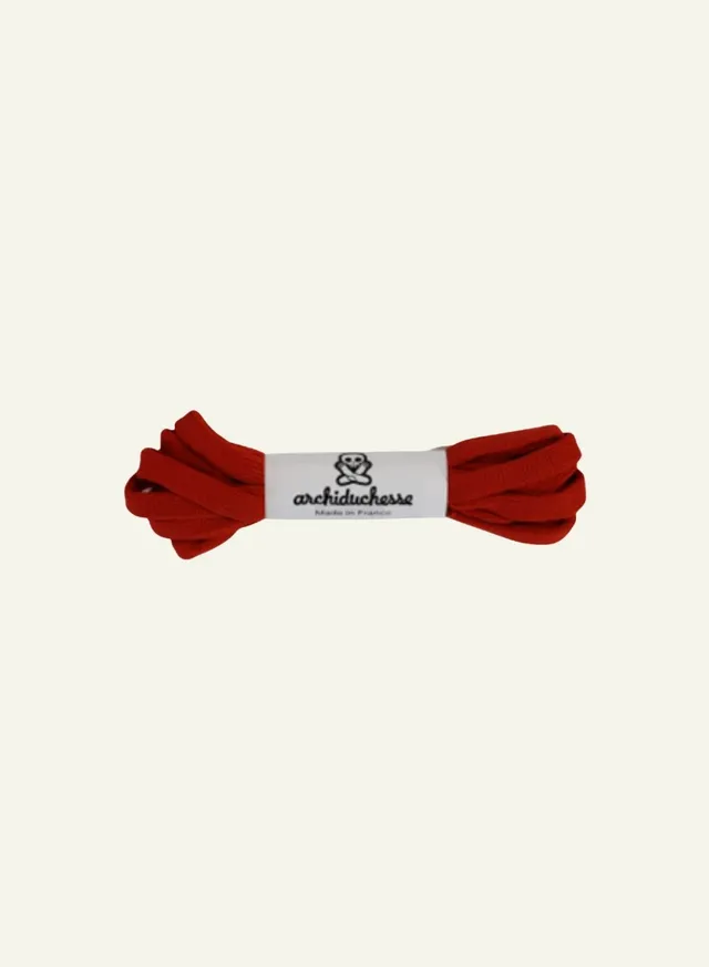 archiduchesse-sport-lacets-rouges-plats-recycl-s-120-cm image 1