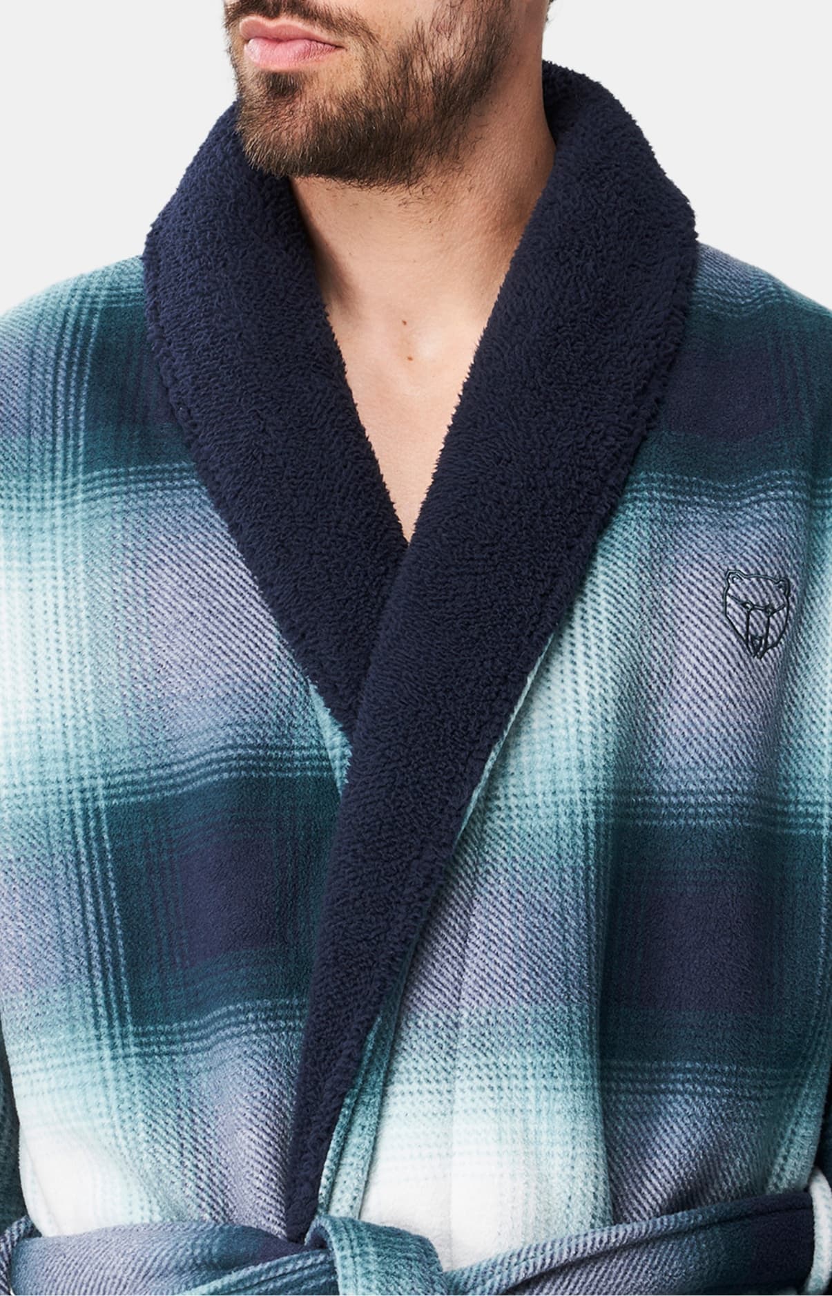 arthur-bob-liam-robe-de-chambre-marine-polaire image 2