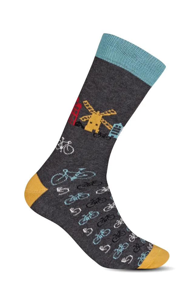 arthur-amsterdam-chaussettes-homme-gris-coton image 1