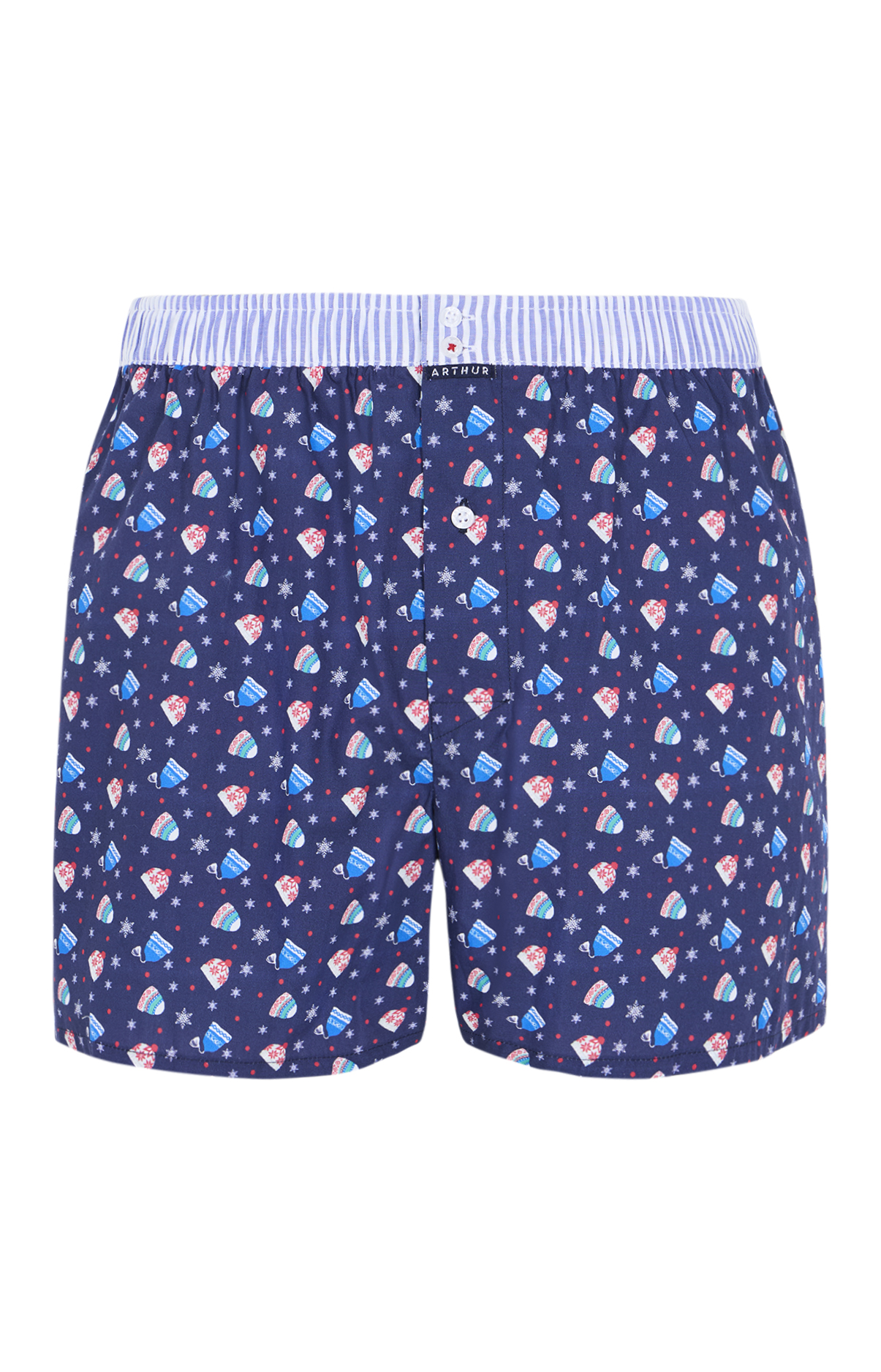 arthur-le-club-n1175-cale-on-marine-coton-bio image 3
