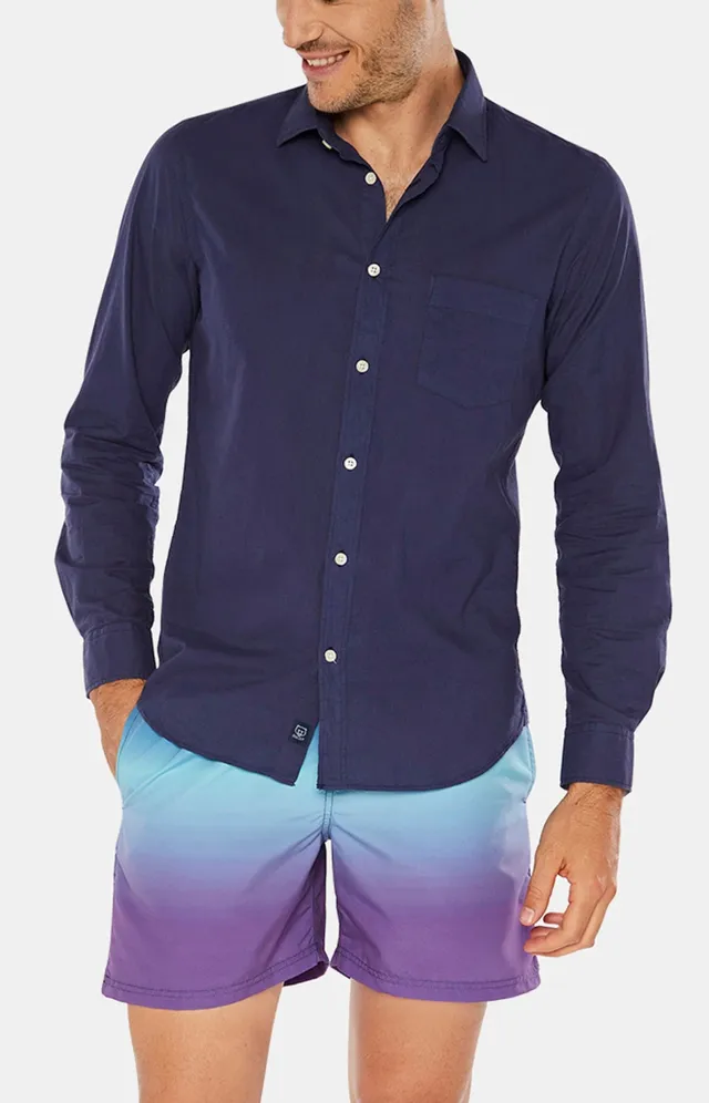 arthur-bob-chemise-voile-de-coton-marine-chemise-homme-s-xxl image 1