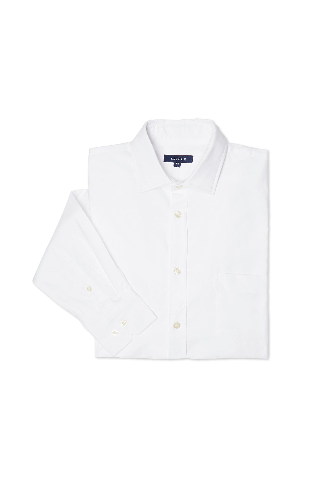 arthur-bob-chemise-unie-blanche-chemise-homme-blanc-l image 3