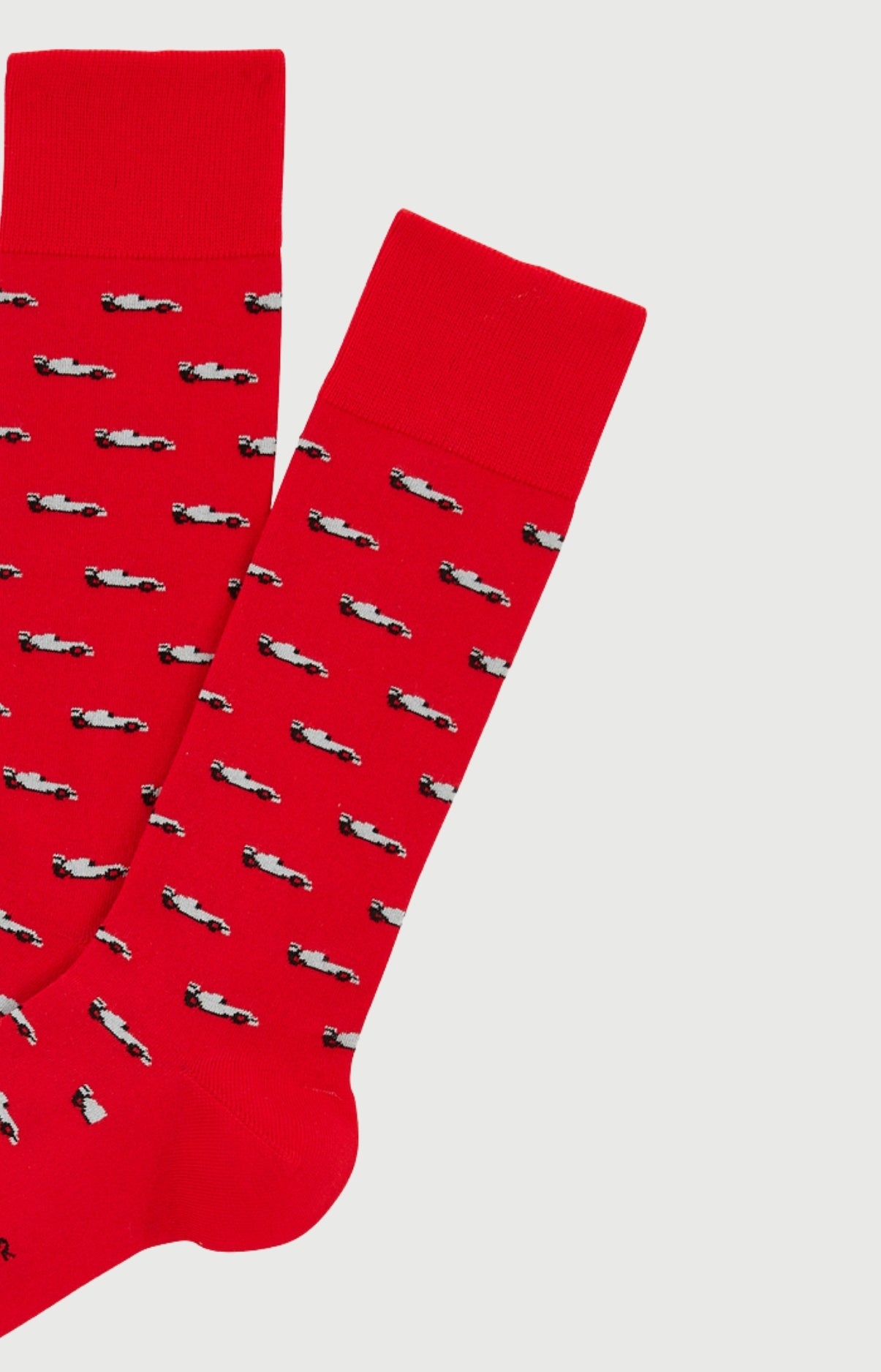 arthur-bob-formule-1-rouge-chaussettes-homme-coton-rouge-40-46 image 2