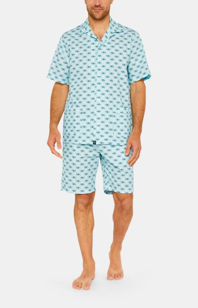 arthur-bob-ananas-pyjama-court-coton-lagon-m image 1