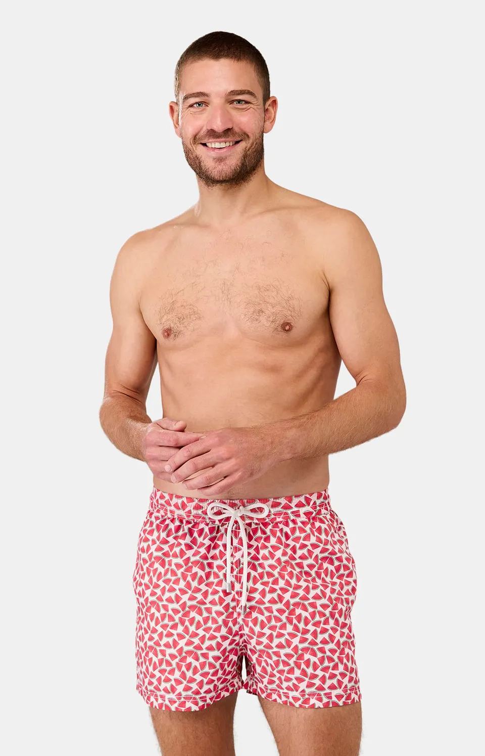 arthur-bob-short-de-bain-past-que-rouge-recycl image 1