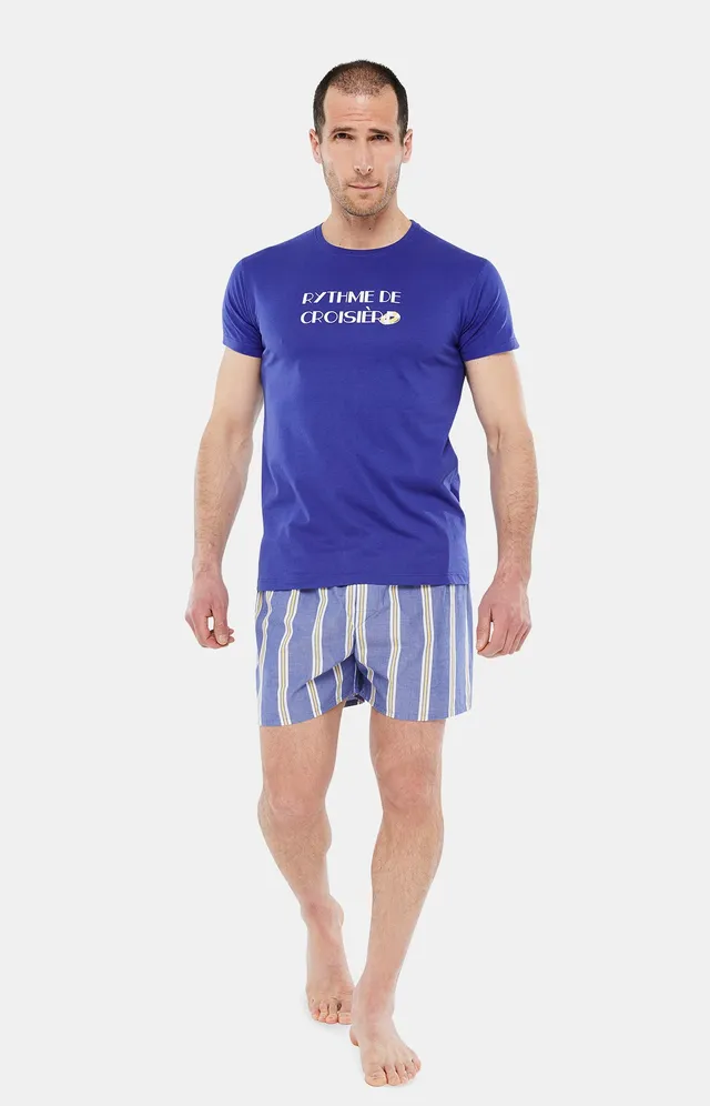 arthur-bob-rythme-de-croisi-re-pyjama-homme-jaune image 1
