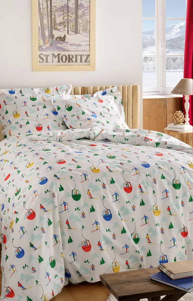 arthur-bob-mont-pyjama-parure-de-lit-blanc-220x240-percale-coton image 1