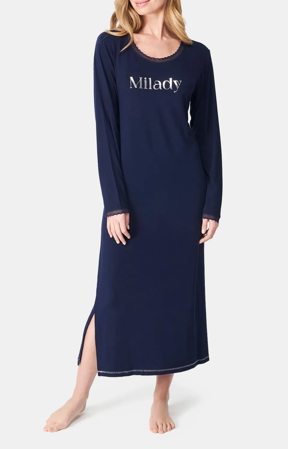 arthur-bob-milady-chemise-de-nuit-femme-marine-modal image 1