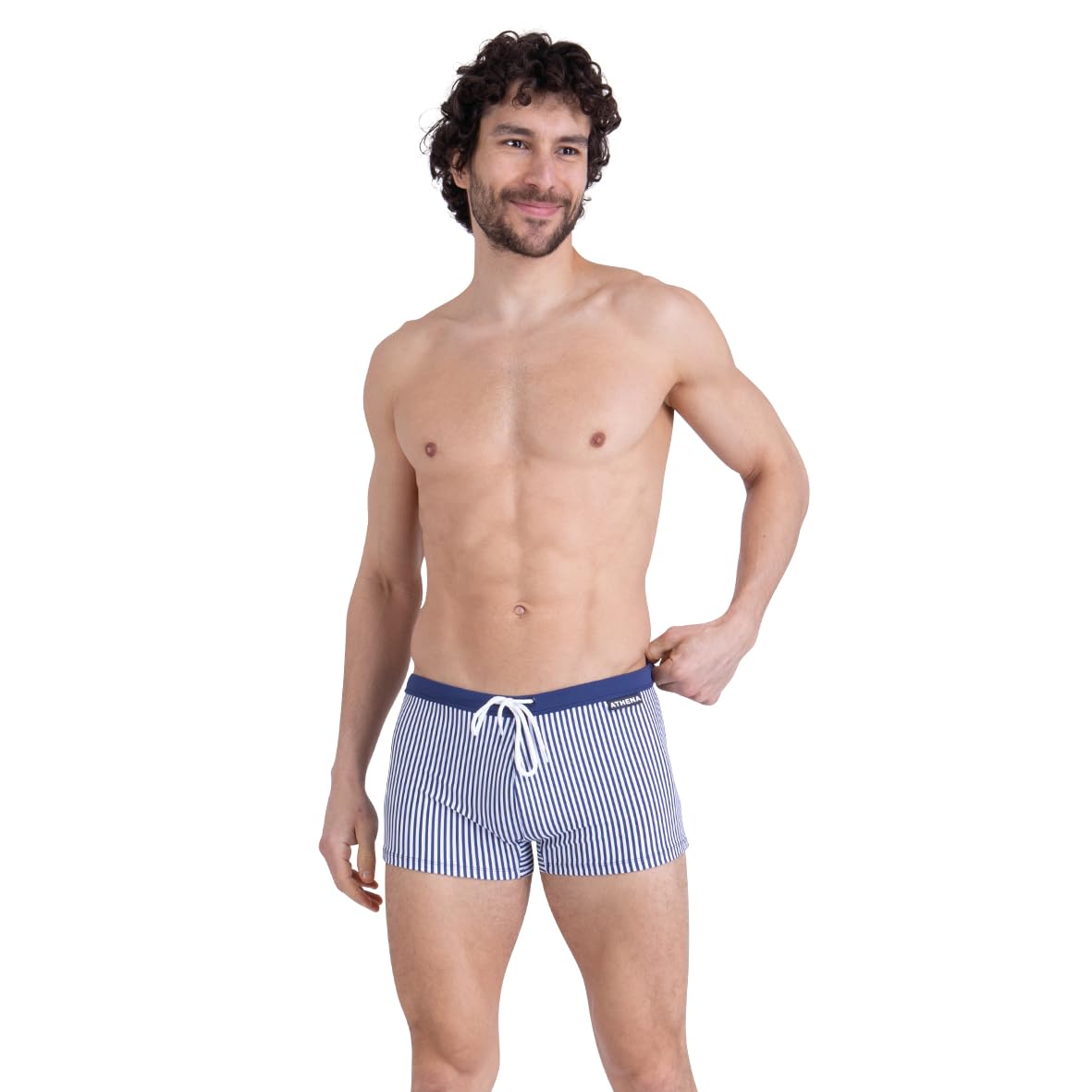 athena-daily-sport-summer-camp-boxer-bain-homme-l-rayures image 4