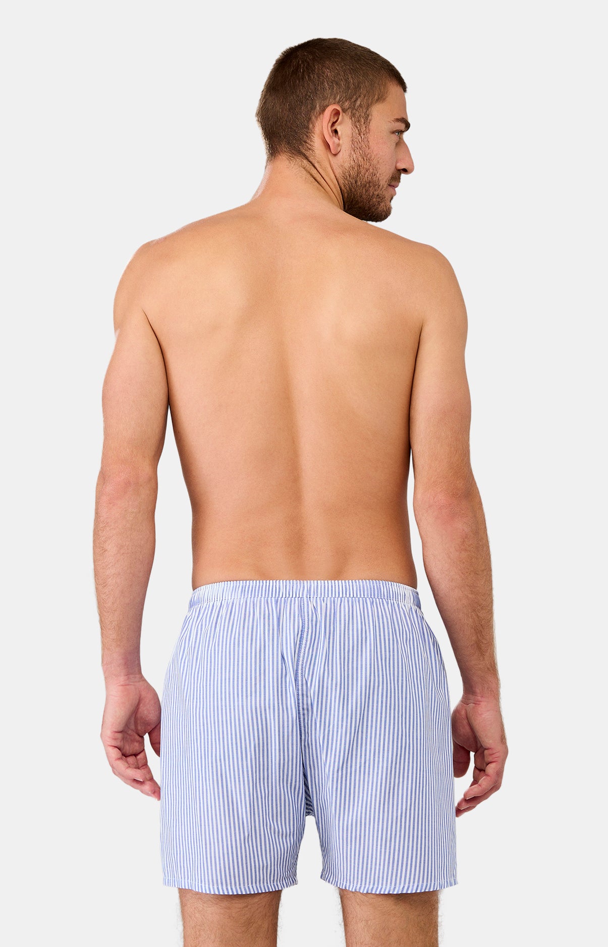 arthur-le-club-rayure-bleue-cale-on-homme-coton-bio image 5